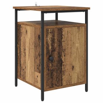 Nachttisch Altholz 40 x 42 x 60cm Holzwerkstoff