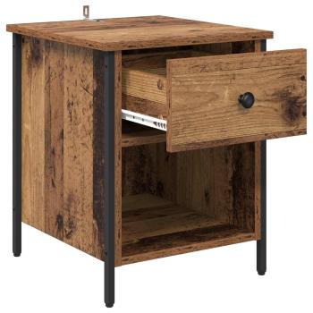 Nachttisch Altholz 40 x 42 x 50 cm Holzwerkstoff