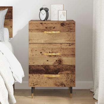 Nachttisch Altholz 40 x 40 x 66 cm Holzwerkstoff