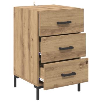 Nachttisch Artisan-Eiche 40 x 40 x 66 cm Holzwerkstoff