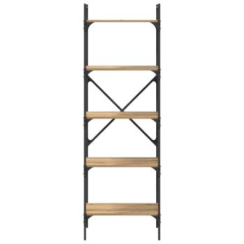 Bücherregal 5 Ebenen 56 x 32 x 174 cm Holzwerkstoff
