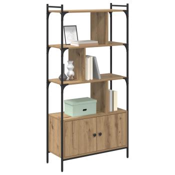 Bücherregal 6 Ebenen 76,5 x 30 x 154,5 cm Holzwerkstoff