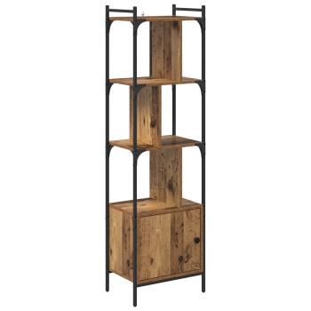 Bücherregal 6 Ebenen 44,5 x 30 x 154,5 cm Holzwerkstoff Altholz