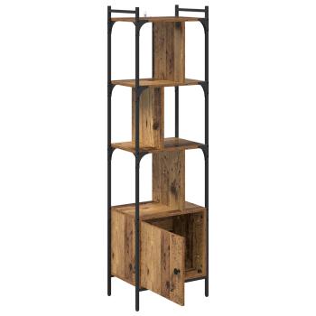 Bücherregal 6 Ebenen 44,5 x 30 x 154,5 cm Holzwerkstoff Altholz