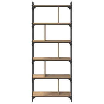 Bücherregal 5 Ebenen 76 x 32 x 192 cm Holzwerkstoff