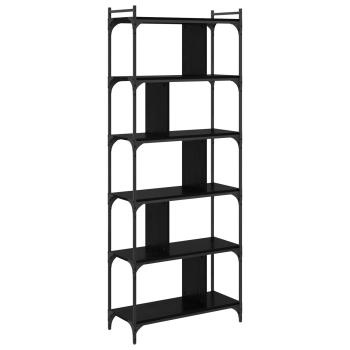 Bücherregal 5 Ebenen 76 x 32 x 192 cm Holzwerkstoff
