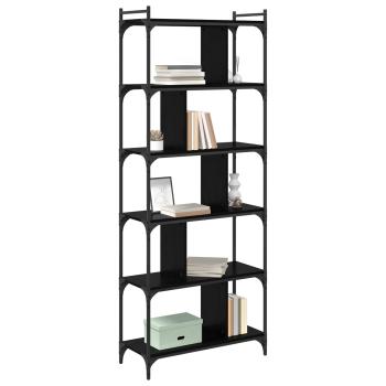 Bücherregal 5 Ebenen 76 x 32 x 192 cm Holzwerkstoff