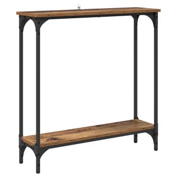 Konsolentisch Altholz 75 x 22,5 x 75 cm Holzwerkstoff