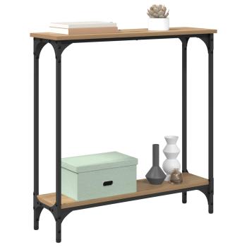 Konsolentisch Artisan-Eiche 75 x 22,5 x 75 cm Holzwerkstoff
