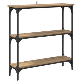 Konsolentisch Artisan-Eiche 75 x 22,5 x 75 cm Holzwerkstoff