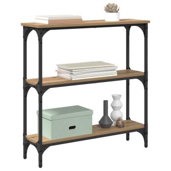 Konsolentisch Artisan-Eiche 75 x 22,5 x 75 cm Holzwerkstoff