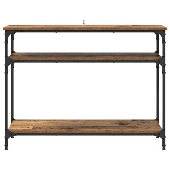 Konsolentisch Altholz 100 x 29 x 75 cm Holzwerkstoff