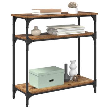 Konsolentisch Altholz 75 x 29 x 75 cm Holzwerkstoff