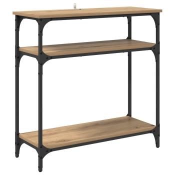 Konsolentisch Artisan-Eiche 75 x 29 x 75 cm Holzwerkstoff