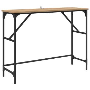 Konsolentisch Artisan-Eiche 100 x 32 x 75 cm Holzwerkstoff