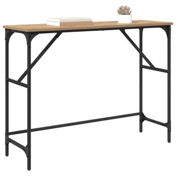 Konsolentisch Artisan-Eiche 100 x 32 x 75 cm Holzwerkstoff