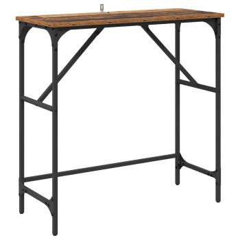 Konsolentisch Altholz 75 x 32 x 75 cm Holzwerkstoff