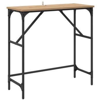 Konsolentisch Artisan-Eiche 75 x 32 x 75 cm Holzwerkstoff