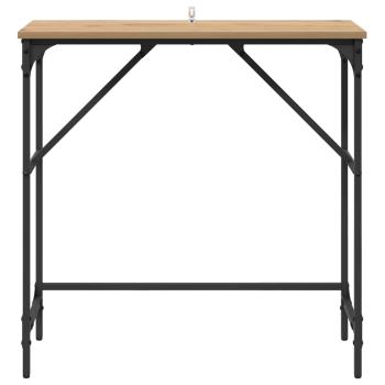 Konsolentisch Artisan-Eiche 75 x 32 x 75 cm Holzwerkstoff