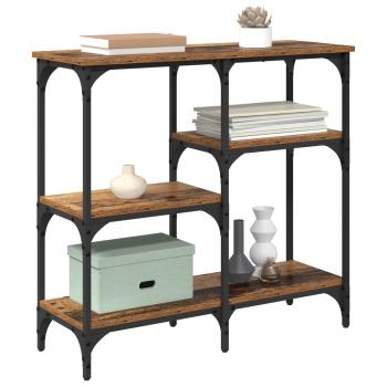 Konsolentisch Altholz 80 x 29 x 75 cm Holzwerkstoff
