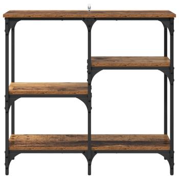 Konsolentisch Altholz 80 x 29 x 75 cm Holzwerkstoff