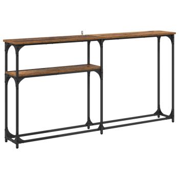 Konsolentisch Altholz 145 x 22,5 x 75 cm Holzwerkstoff