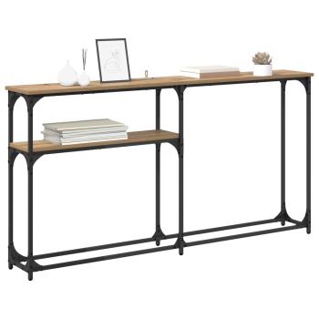 Konsolentisch Artisan-Eiche 145 x 22,5 x 75 cm Holzwerkstoff