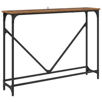 Konsolentisch Altholz 102 x 23 x 75 cm Holzwerkstoff