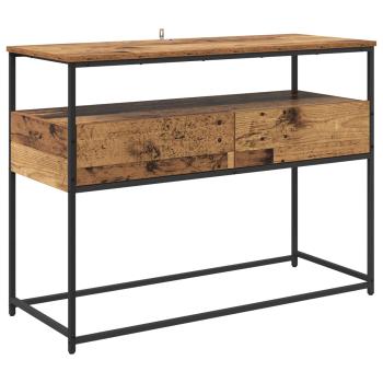Konsolentisch Altholz 100 x 40 x 75 cm Holzwerkstoff
