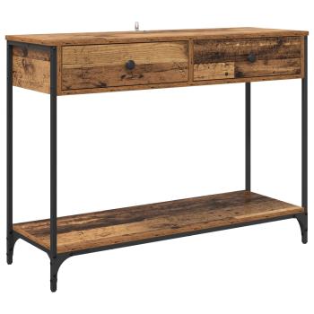 Konsolentisch Altholz 100 x 34,5 x 75 cm Holzwerkstoff