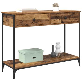 Konsolentisch Altholz 100 x 34,5 x 75 cm Holzwerkstoff