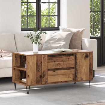 ARDEBO.de - Couchtisch Altholz 102 x 44,5 x 50 cm Holzwerkstoff