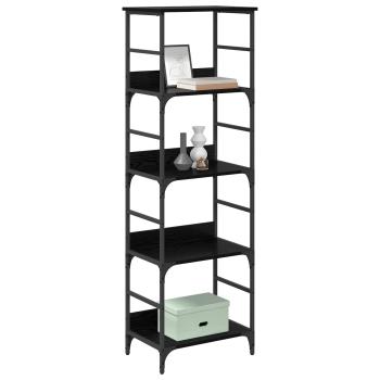 Bücherregal 4 Ebenen 50 x 33 x 153 cm Holzwerkstoff