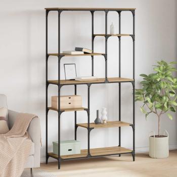 ARDEBO.de - B?cherregal 5 Ebenen 99 x 35,5 x 176 cm Holzwerkstoff