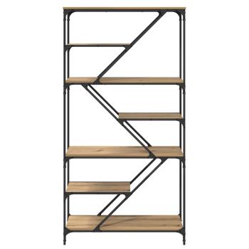 Bücherregal 9 Ebenen 91 x 36 x 176 cm Holzwerkstoff