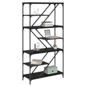 Bücherregal 9 Ebenen 91 x 36 x 176 cm Holzwerkstoff