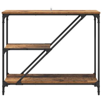 Konsolentisch Altholz 88,5 x 30 x 75 cm Holzwerkstoff