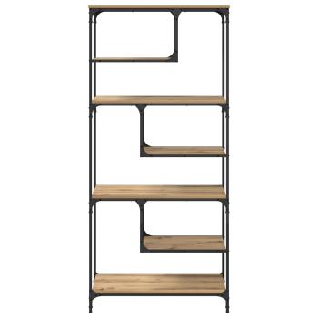 Bücherregal 6 Ebenen 81 x 36 x 176 cm Holzwerkstoff