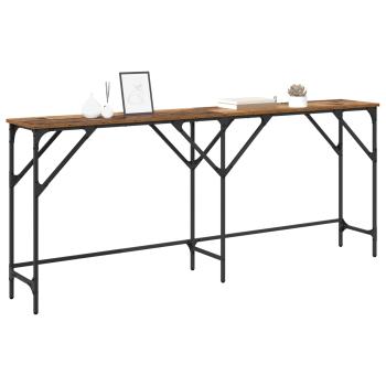 Konsolentisch Altholz 180 x 30 x 75 cm Holzwerkstoff