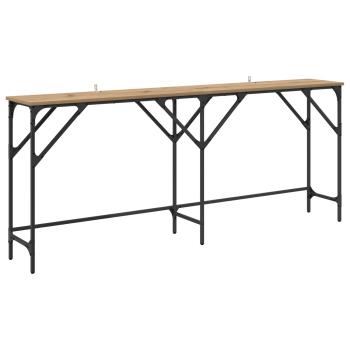 Konsolentisch Artisan-Eiche 180 x 30 x 75 cm Holzwerkstoff