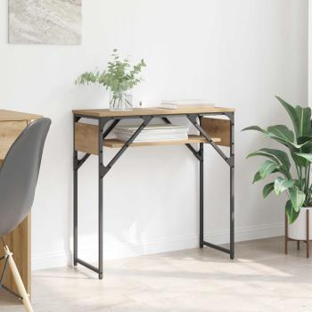 ARDEBO.de - Konsolentisch Artisan-Eiche Holzwerkstoff 75x30x75cm