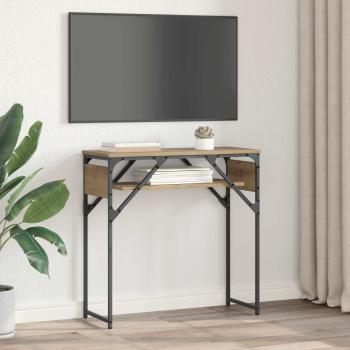 Konsolentisch Artisan-Eiche Holzwerkstoff 75x30x75cm