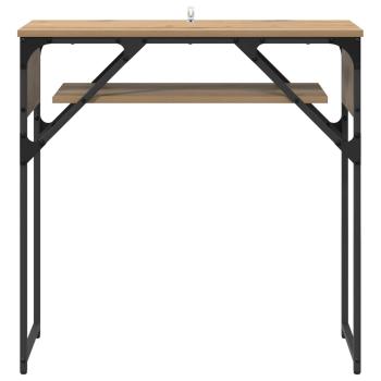 Konsolentisch Artisan-Eiche Holzwerkstoff 75x30x75cm