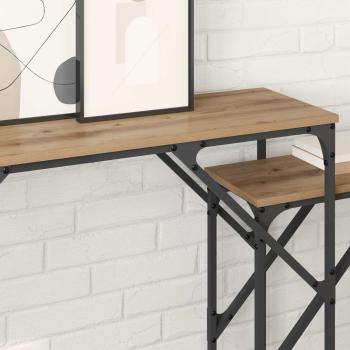 Konsolentisch 2 stk. Artisan-Eiche 100 x 28 x 75 cm