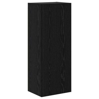 TV-Wandschrank 40,5 x 30 x 102 cm Schwarz Eichen-Optik