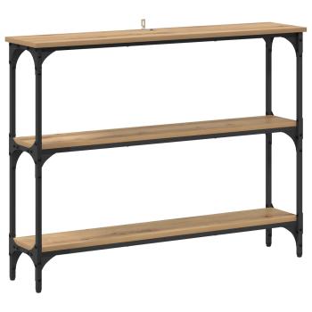 Konsolentisch Artisan-Eiche 100 x 22,5 x 75 cm Holzwerkstoff