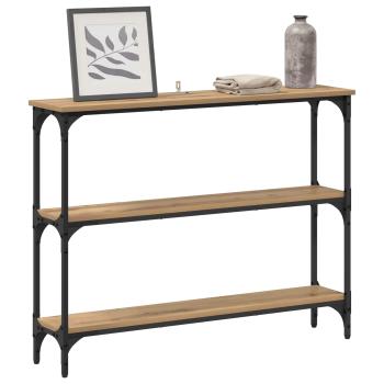 Konsolentisch Artisan-Eiche 100 x 22,5 x 75 cm Holzwerkstoff
