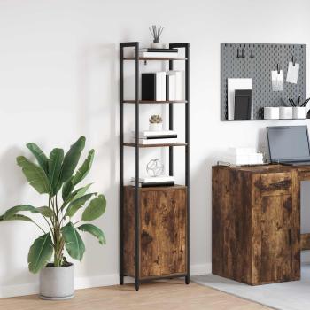ARDEBO.de - Bücherregal 6 Ebenen 40 x 24 x 161 cm Holzwerkstoff