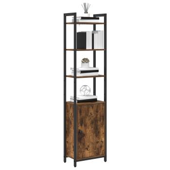 Bücherregal 6 Ebenen 40 x 24 x 161 cm Holzwerkstoff