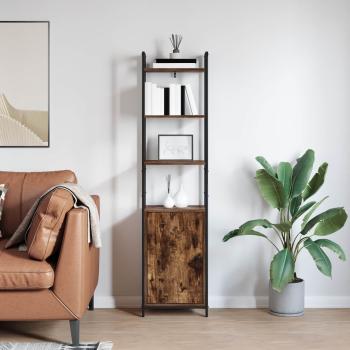 Bücherregal 6 Ebenen 40 x 24 x 161 cm Holzwerkstoff